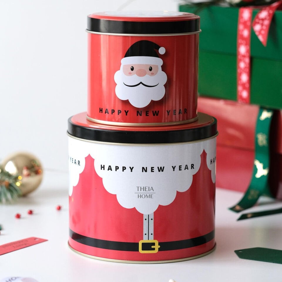 Yeni Yıl Temalı 2’li Metal Kutu