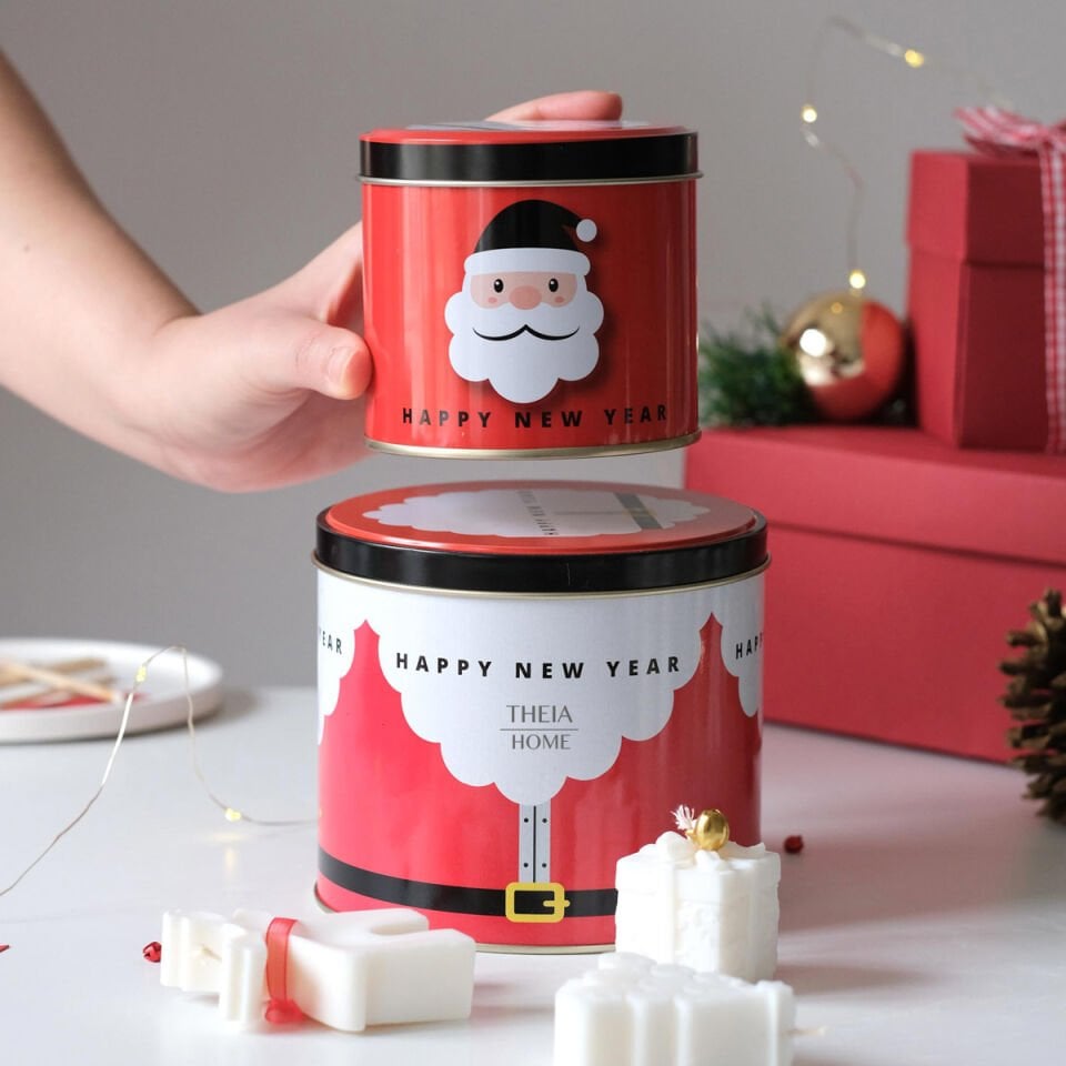 Yeni Yıl Temalı 2’li Metal Kutu