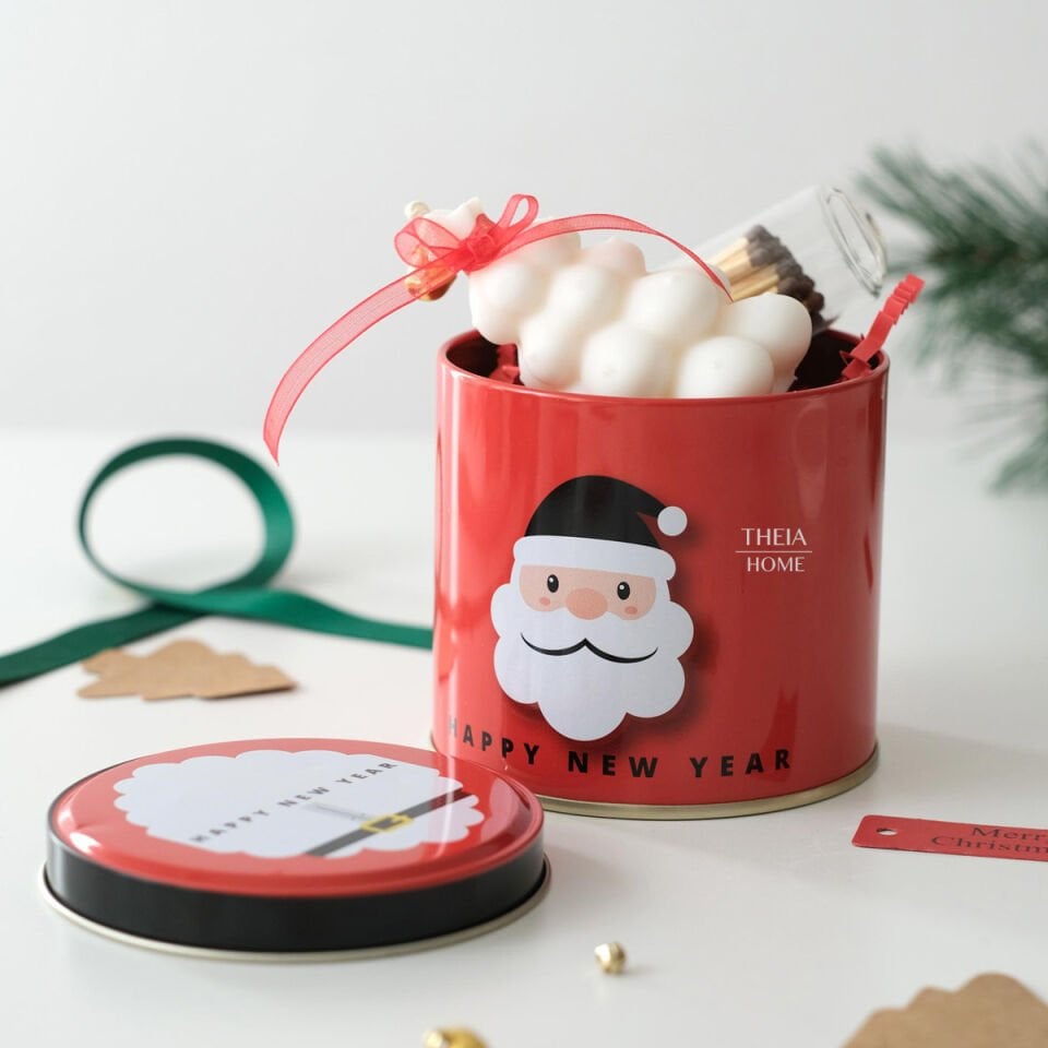 Yeni Yıl Temalı 2’li Metal Kutu