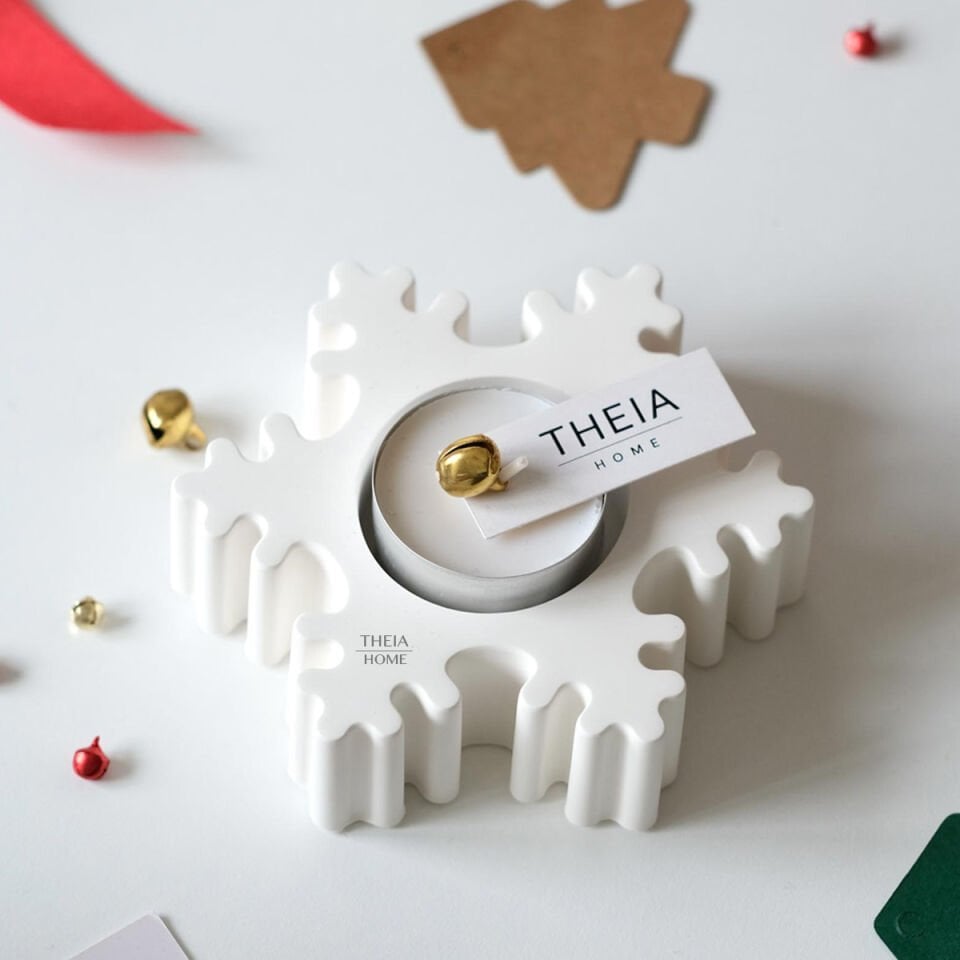 Yeni Yıl Temalı Tealight Mumluk