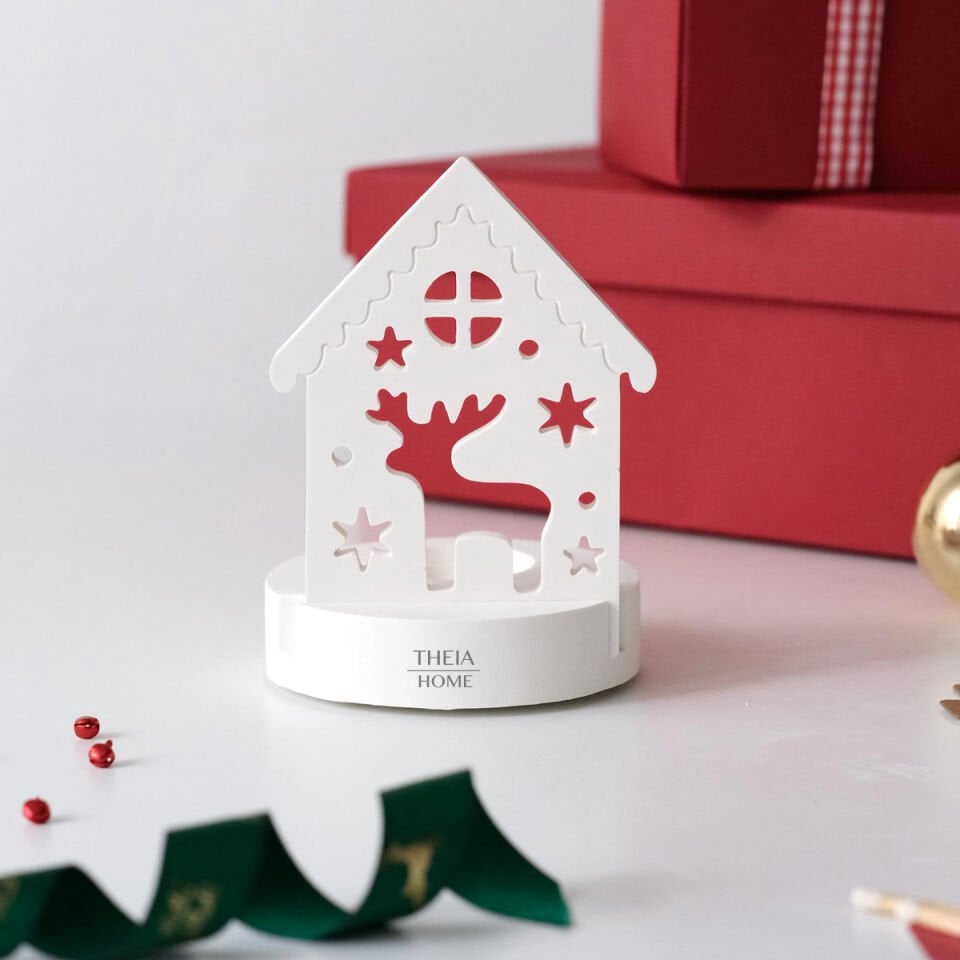 Yeni Yıl Temalı Tealight Mumluk