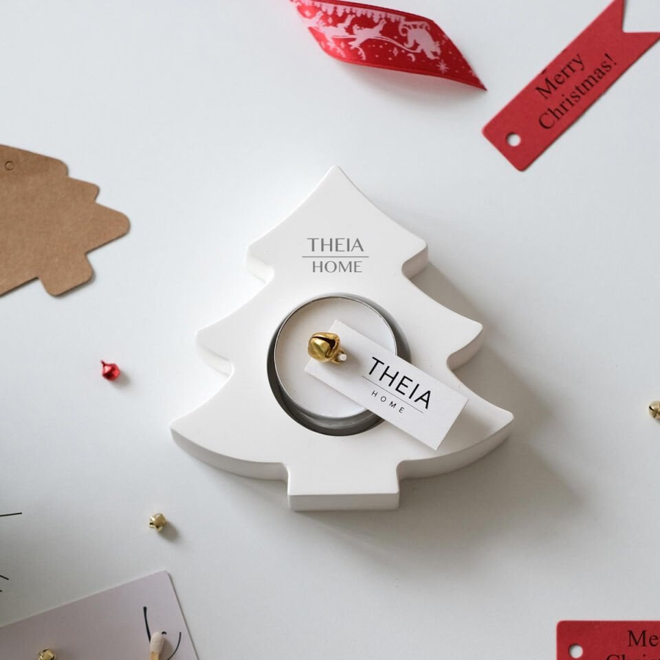 Yeni Yıl Temalı Tealight Mumluk