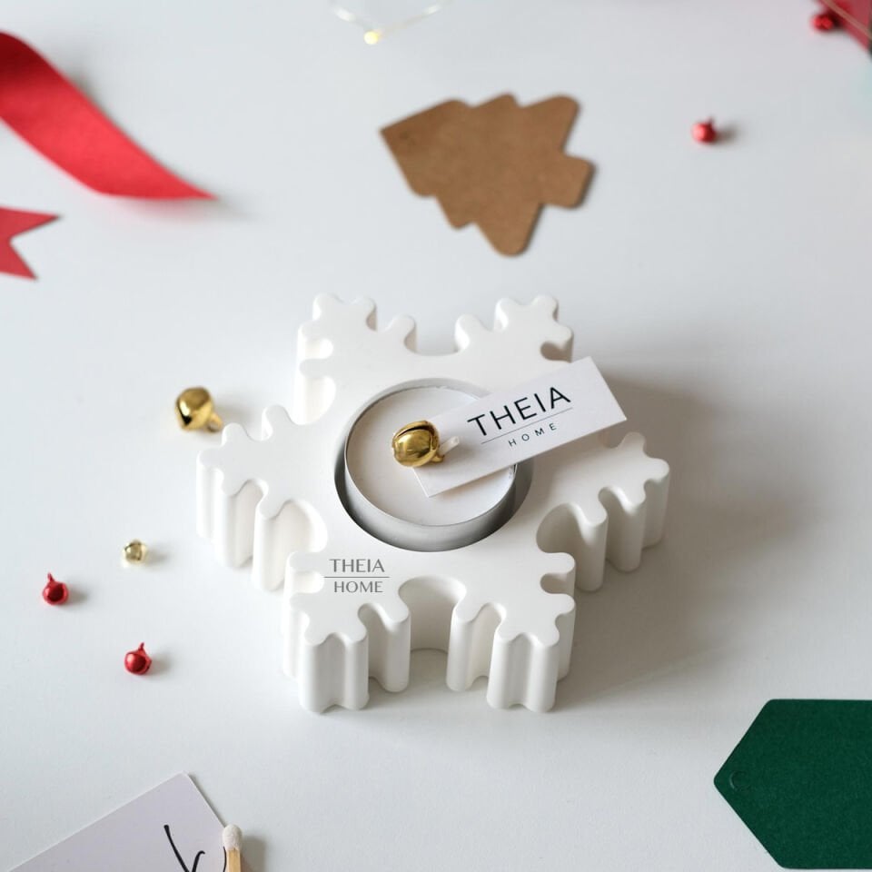 Yeni Yıl Temalı Tealight Mumluk