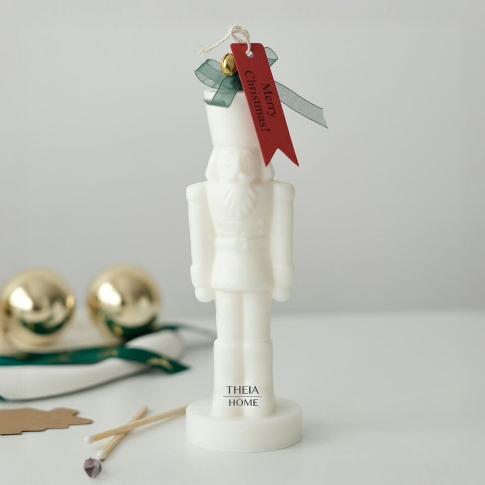 Kurşun Asker Model El Yapımı %100 Vegan Soya Mum