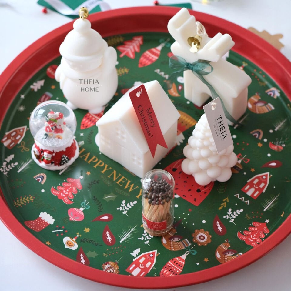 Yeni Yıl Temalı Büyük Tepsi