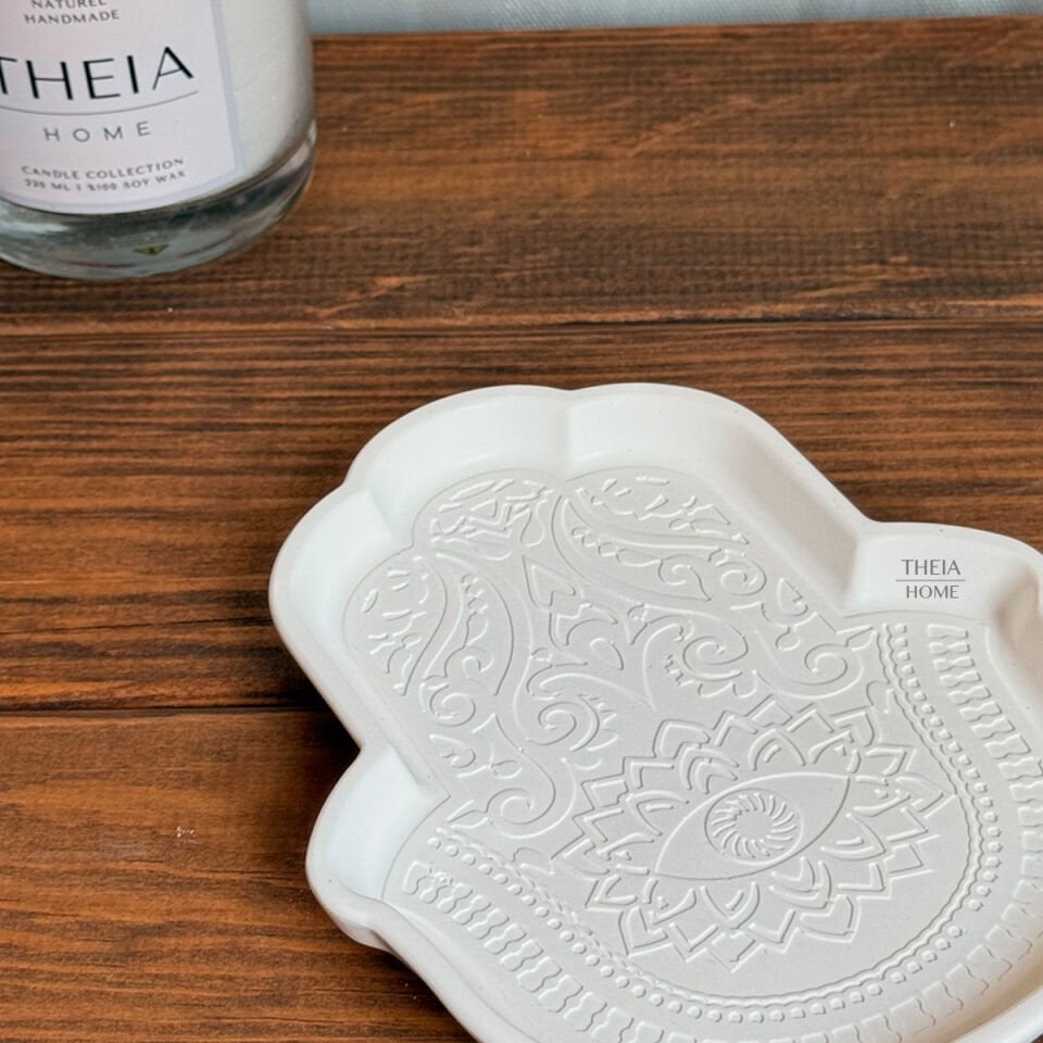 El Figürlü Dekoratif Tabak