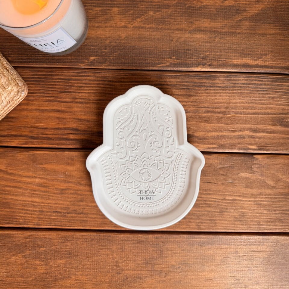 El Figürlü Dekoratif Tabak