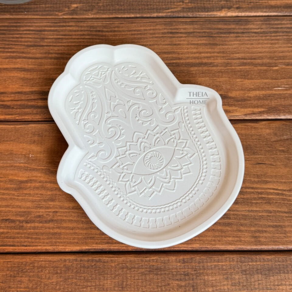 El Figürlü Dekoratif Tabak