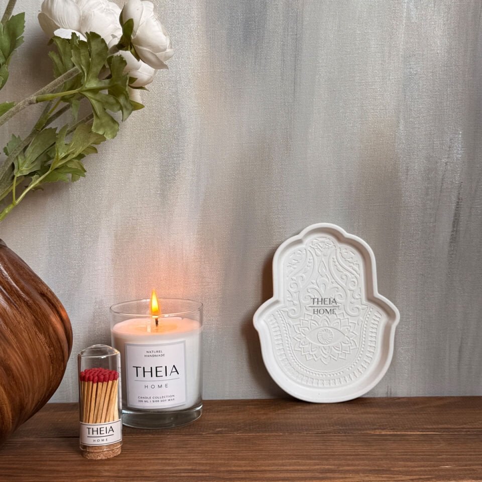 El Figürlü Dekoratif Tabak