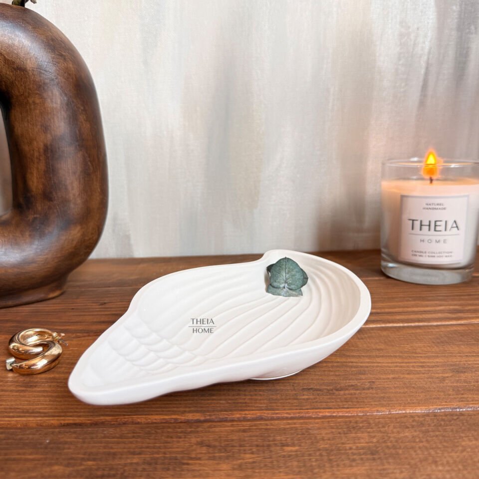 Mercan Model Dekoratif Tabak – Mum / Takı / Sunum Tabağı