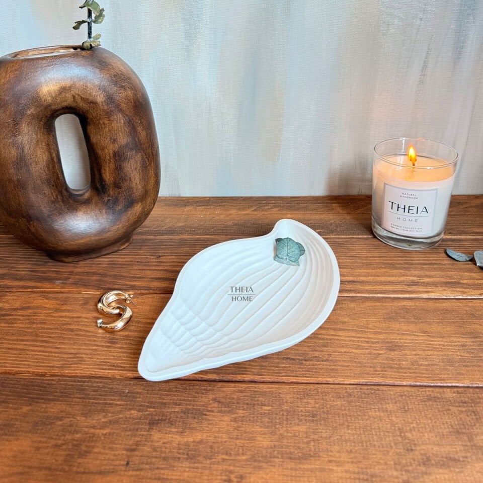 Mercan Model Dekoratif Tabak – Mum / Takı / Sunum Tabağı