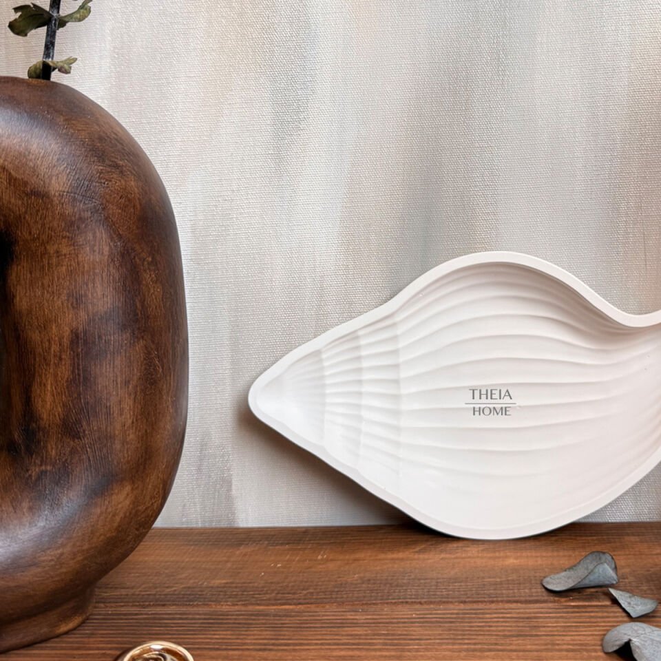 Mercan Model Dekoratif Tabak – Mum / Takı / Sunum Tabağı