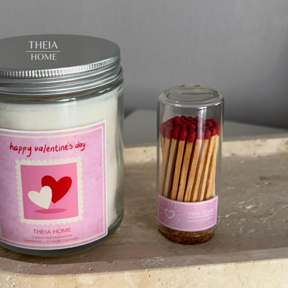 Metal Kapaklı Cam Kavanozda Vegan Soya Mum