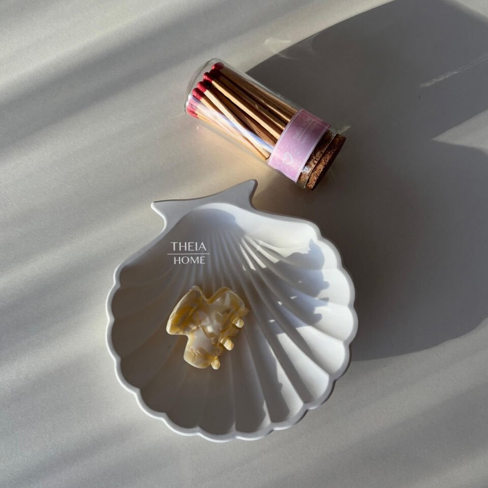 İstiridye Model Dekoratif Tabak