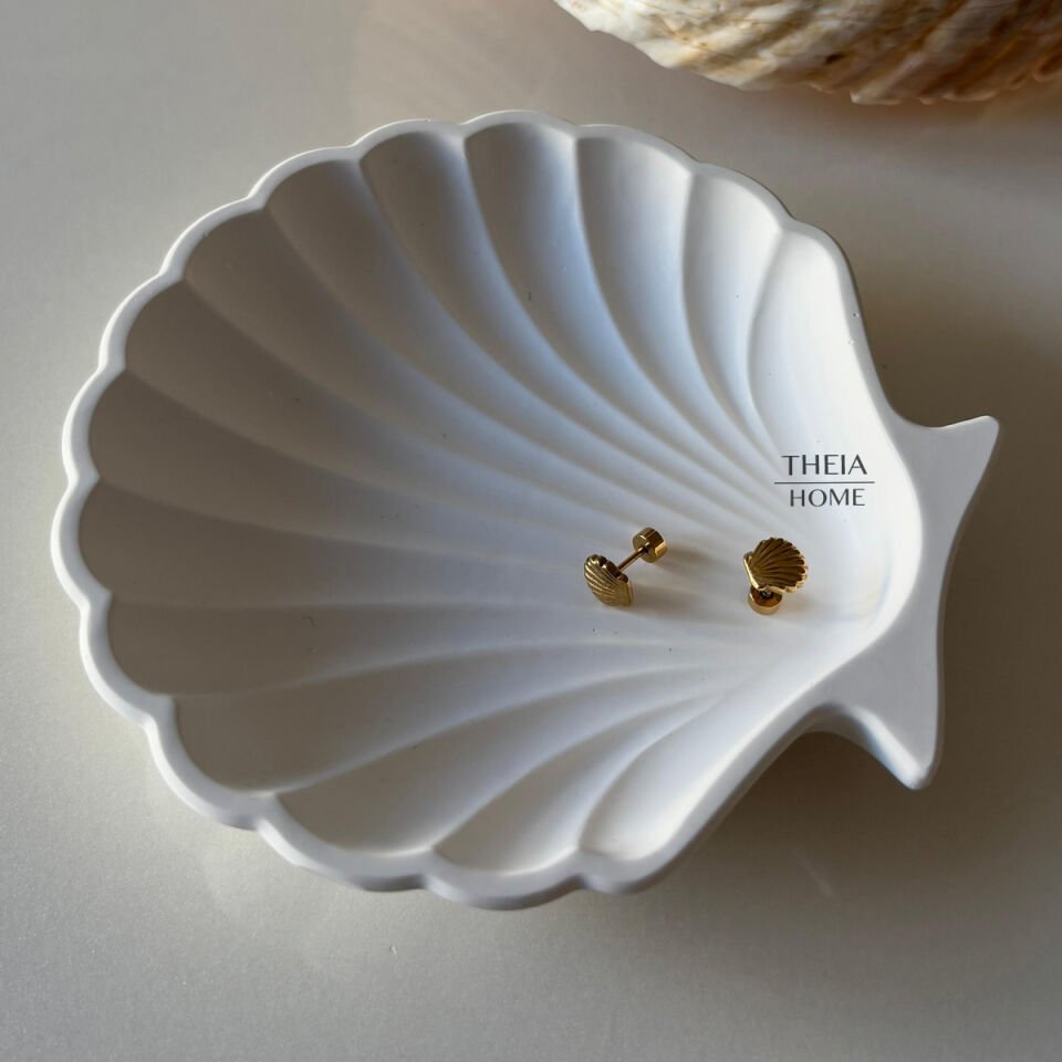 İstiridye Model Dekoratif Tabak