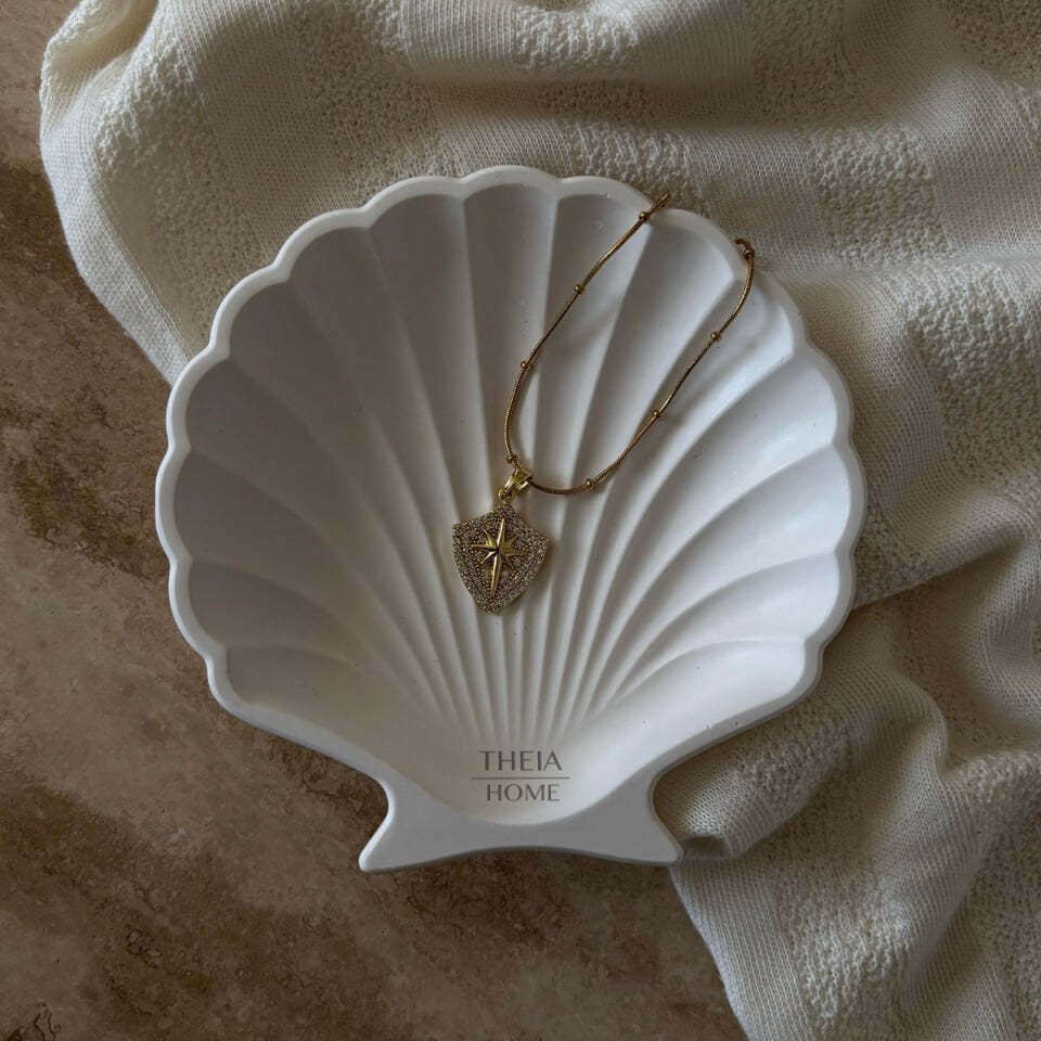 İstiridye Model Dekoratif Tabak