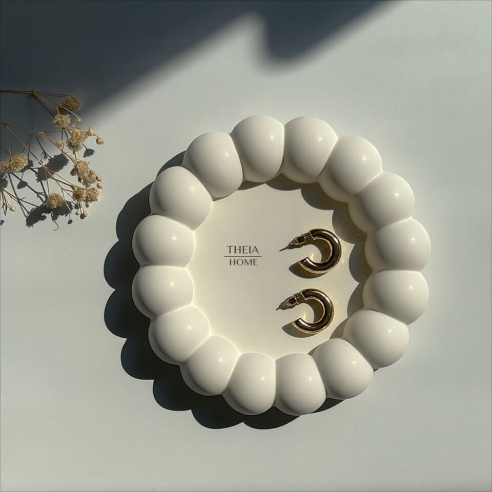 Çiçek Model Dekoratif Tabak