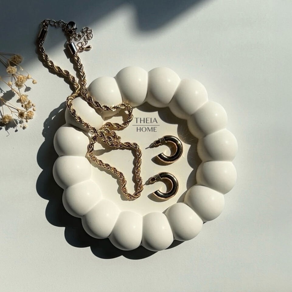 Çiçek Model Dekoratif Tabak