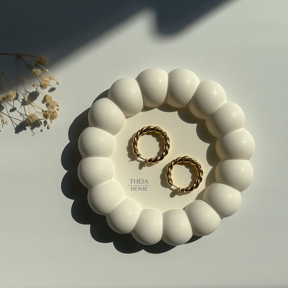 Çiçek Model Dekoratif Tabak