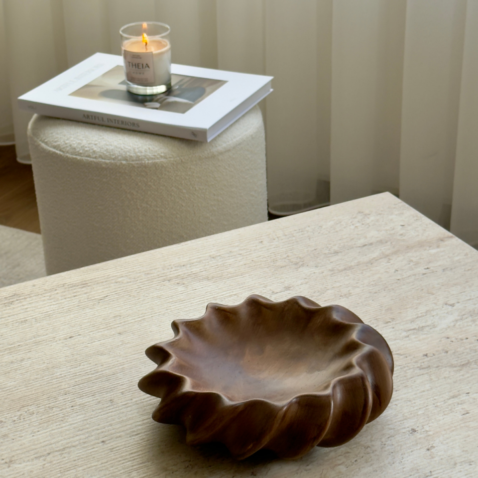 Seramik Sarmaşık Model Ahşap Görünümlü Dekoratif Obje