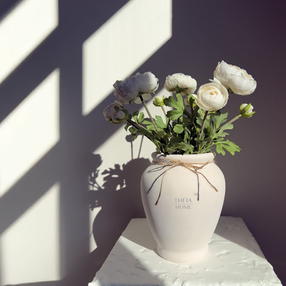 Seramik Rustik Vazo (Mat Dokulu)