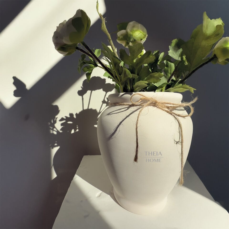 Seramik Rustik Vazo (Mat Dokulu)