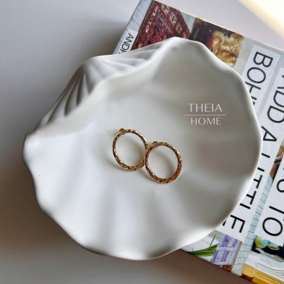 Büyük Deniz Kabuğu Dekoratif Tabak