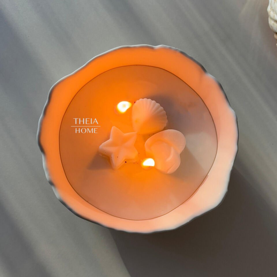 Dekoratif Kasede Vanilya Esanslı Soyawax Mum