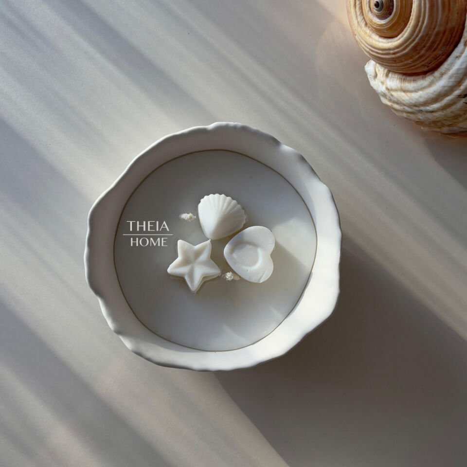 Dekoratif Kasede Vanilya Esanslı Soyawax Mum