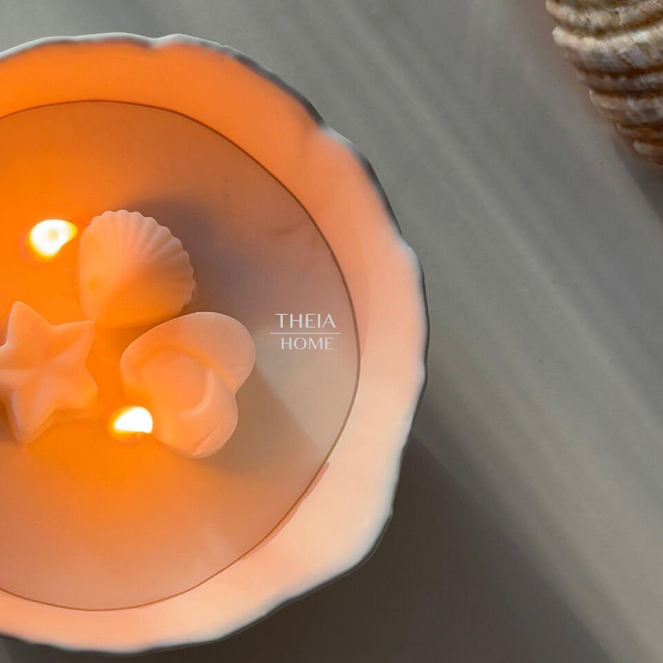 Dekoratif Kasede Vanilya Esanslı Soyawax Mum