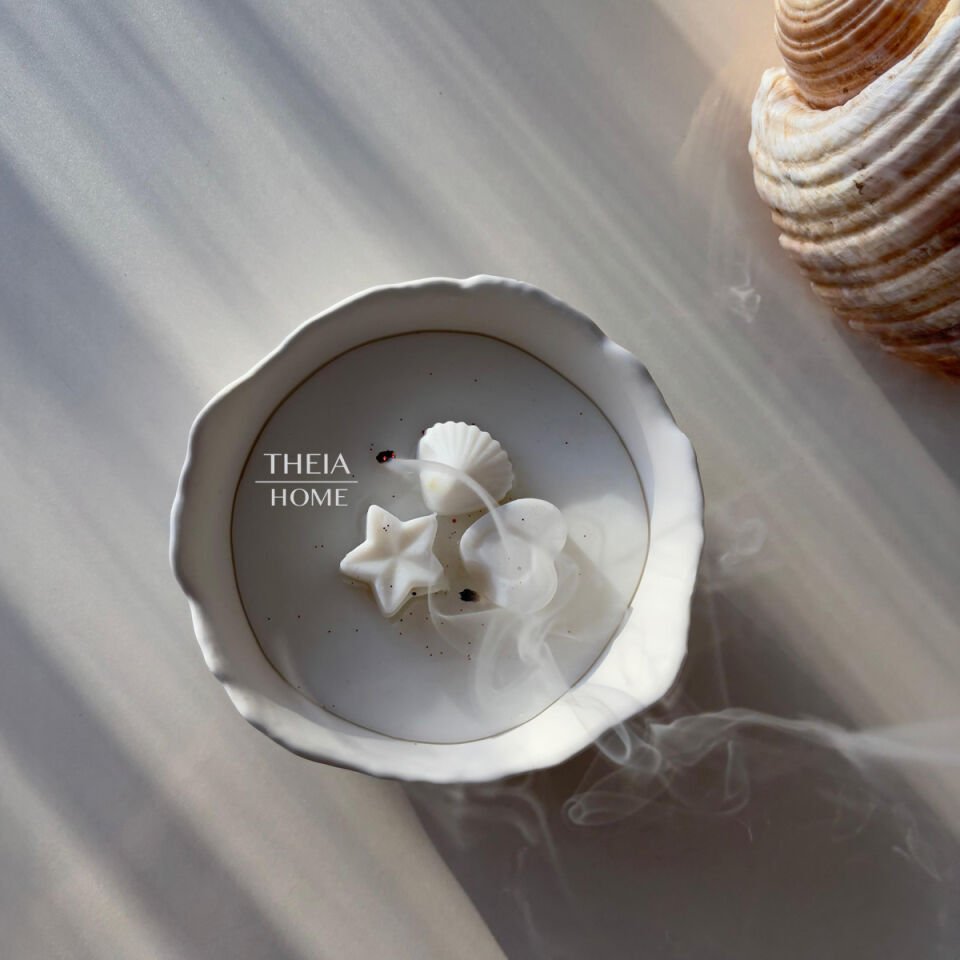 Dekoratif Kasede Vanilya Esanslı Soyawax Mum