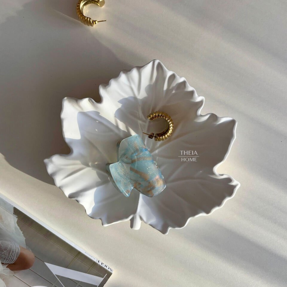 Dekoratif Takı Tabağı Yaprak Model