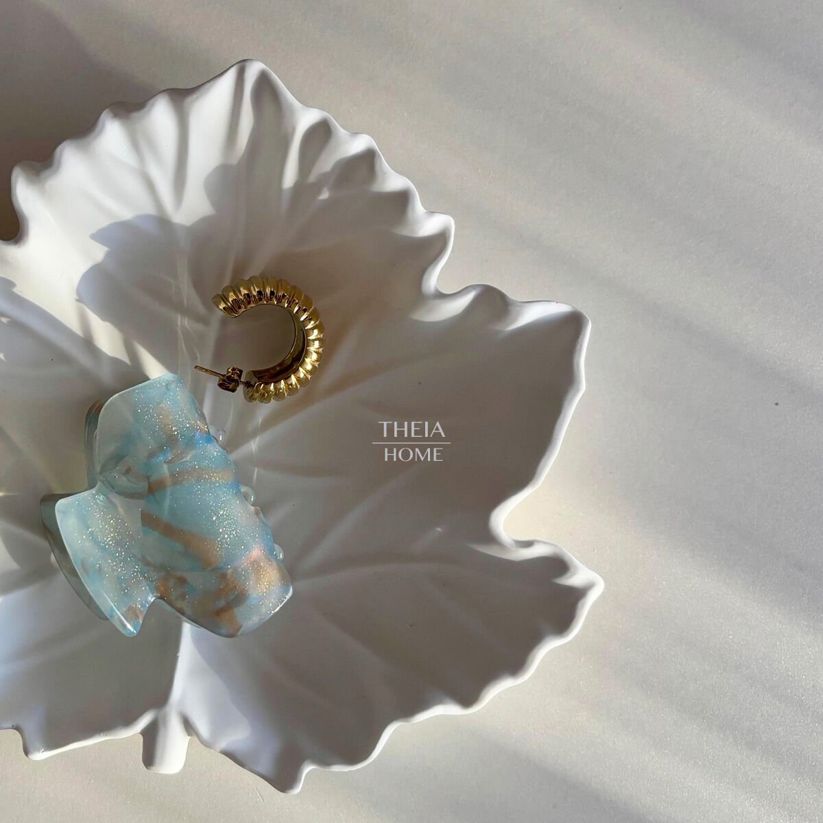 Dekoratif Takı Tabağı Yaprak Model