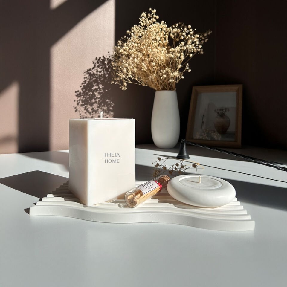 4’lü Soya Mum & Tabak Seti – Vanilya Kokulu