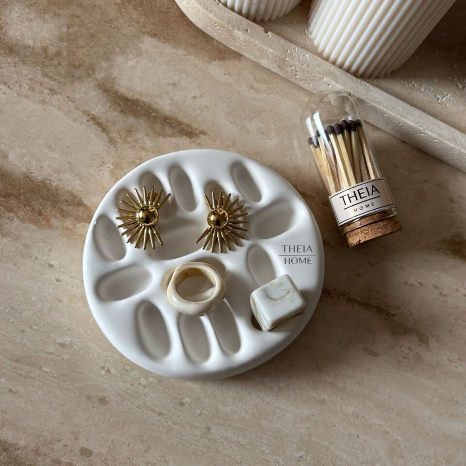 Dekoratif Takı Tabağı Minimal Takı Organizer