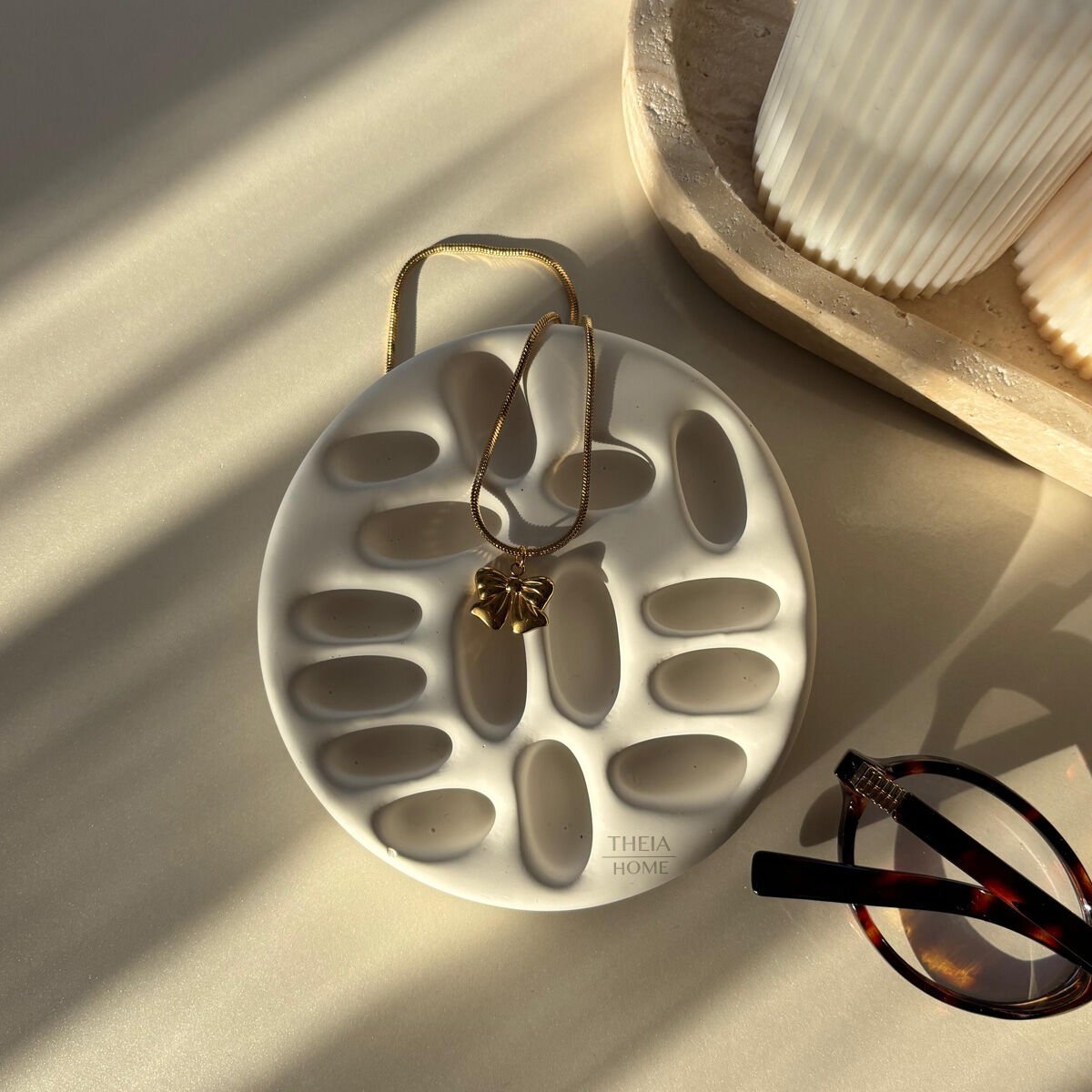 Dekoratif Takı Tabağı Minimal Takı Organizer