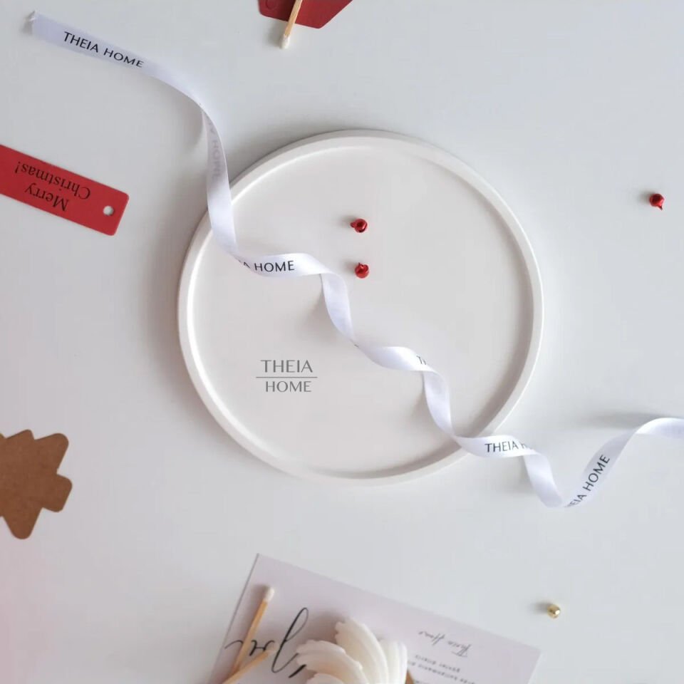 Sofistik Yuvarlak Dekoratif Tabak Tepsi