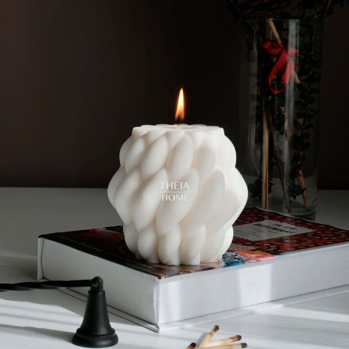 Burgu Model Soya Mum – Vanilya Kokulu & Vegan