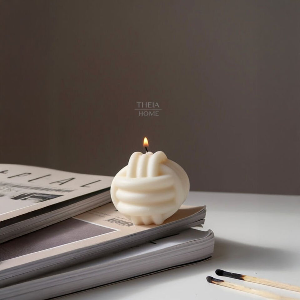 Yumak Model Vegan ve Vanilya Kokulu Soya Mum – Doğal Renk