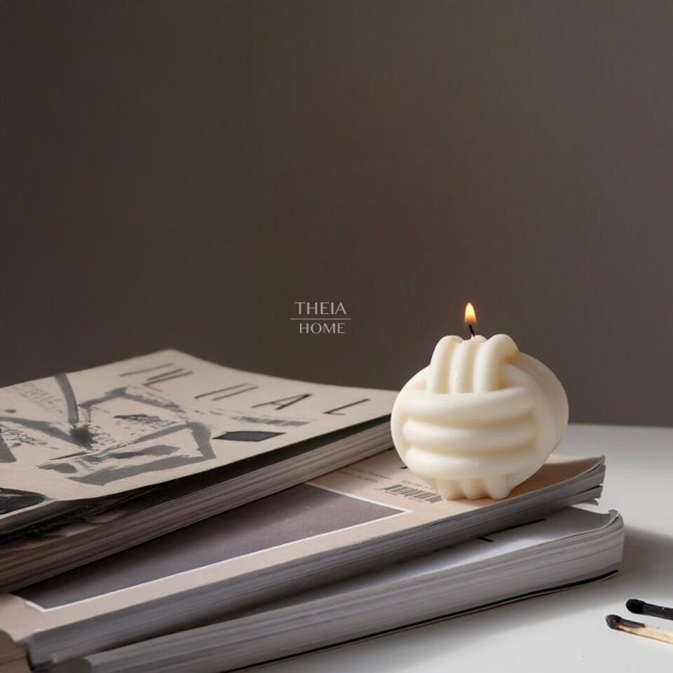 Yumak Model Vegan ve Vanilya Kokulu Soya Mum – Doğal Renk
