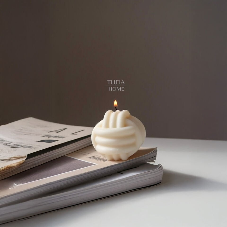 Yumak Model Vegan ve Vanilya Kokulu Soya Mum – Doğal Renk