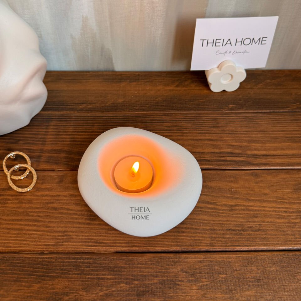Dekoratif Tealight Mumluk – 1 Adet Tealight Mum Hediyeli