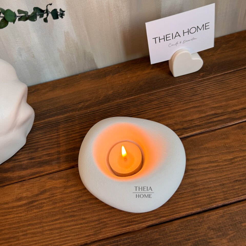 Dekoratif Tealight Mumluk – 1 Adet Tealight Mum Hediyeli