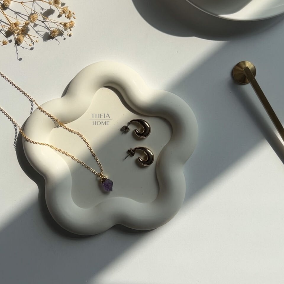 Çiçek Model Dekoratif Tabak