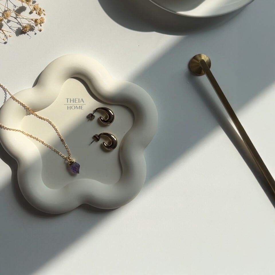 Çiçek Model Dekoratif Tabak