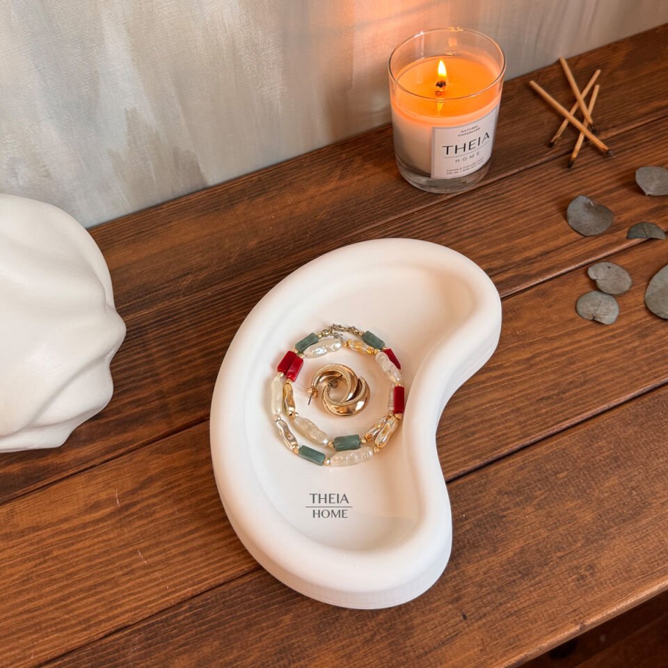 Yarım Ay Model Büyük Dekoratif Tabak