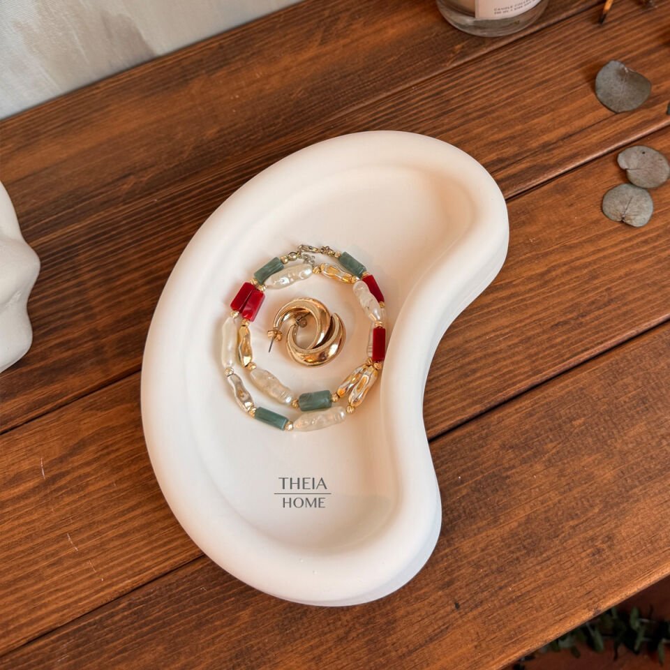 Yarım Ay Model Büyük Dekoratif Tabak