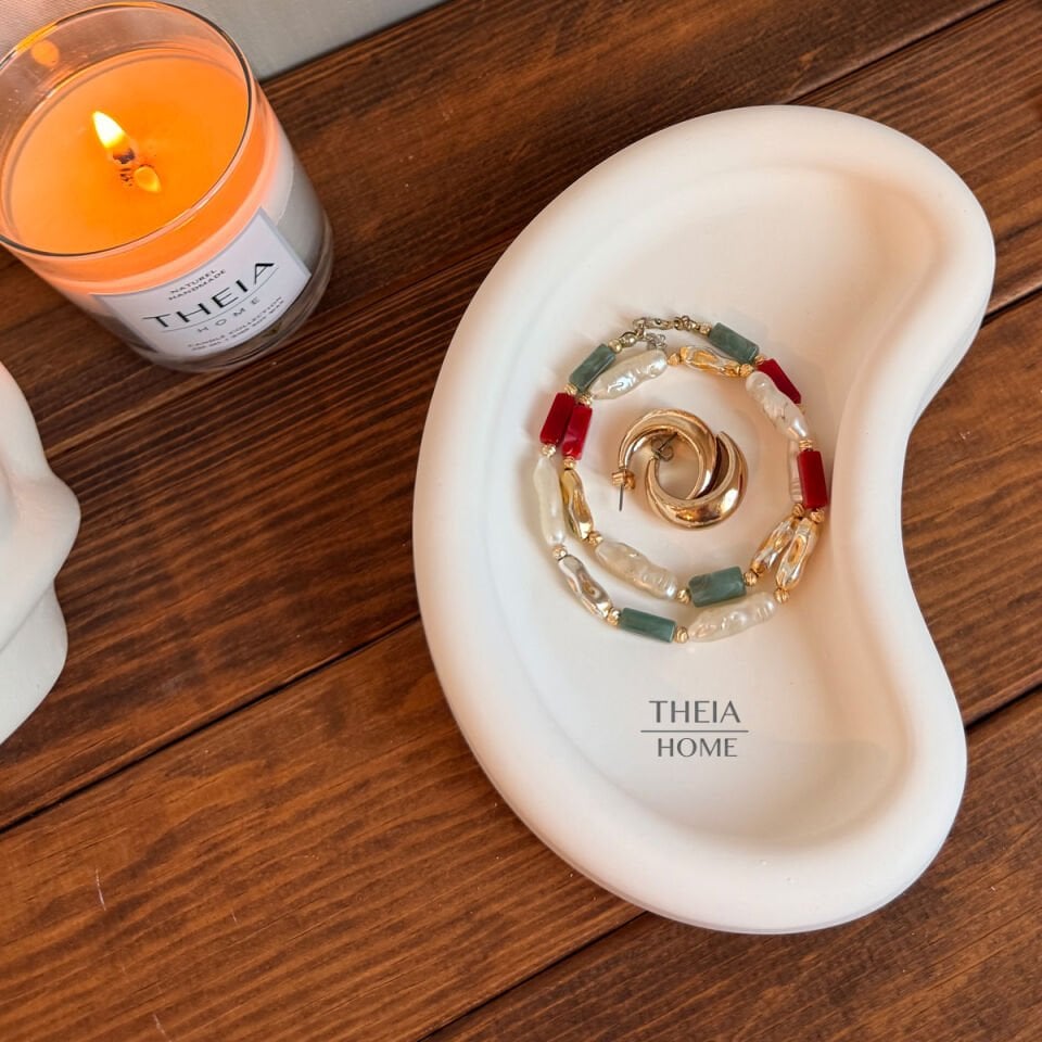 Yarım Ay Model Büyük Dekoratif Tabak