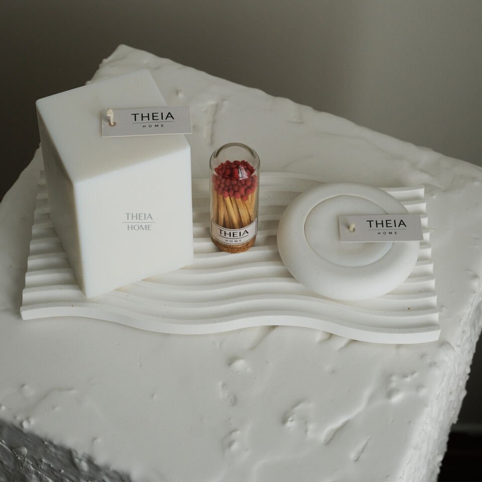 Su Yolu Model Dekoratif Tabak