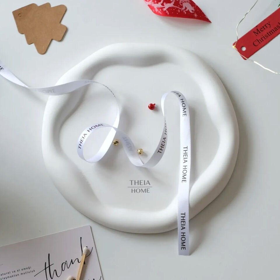 Bulut Yuvarlak Model Dekoratif Tabak